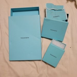 Set of Tiffany's Gift Bags & Boxes Mixed Sizes